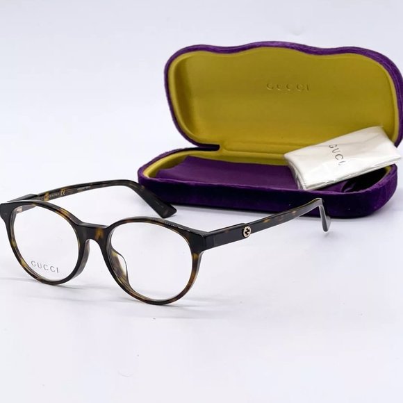 Sale! New Gucci 49mm Women's Havana Eyeglasses!